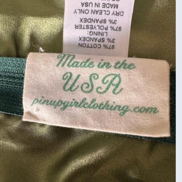 Pinup Girl Clothing The Gena Day Dress In Celtic Unity Print Retro Inspired Fit - Picture 7 of 7